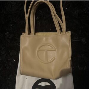 Telfar Beige Crossbody Bag